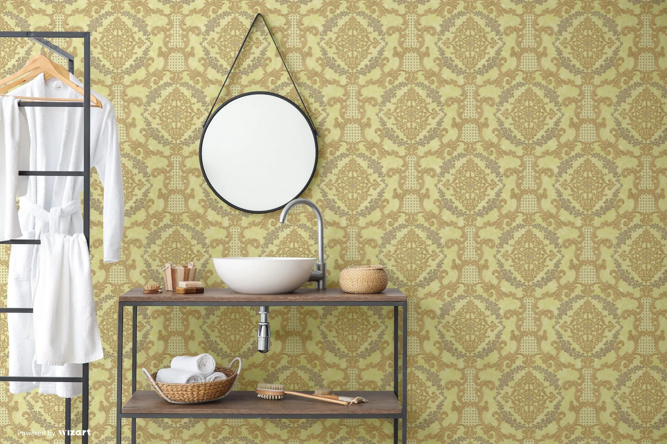 Cream Embossed Wallpaper – Timeless Elegance (6802-3)